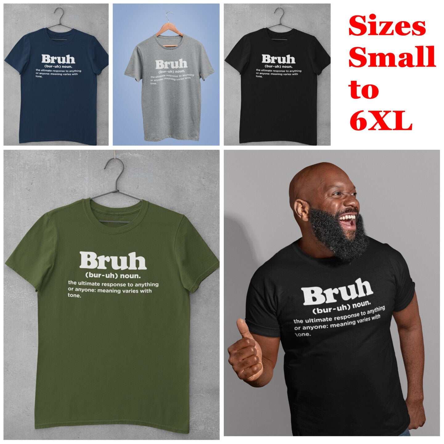 Funny Banter T Shirt Bruh Dictionary Definition Novelty Joke Gift IdeaGalaxy Tees