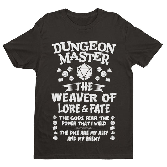 Funny DUNGEON MASTER RPG Gamer T Shirt Dragons Dungeons Role Play GiftGalaxy Tees