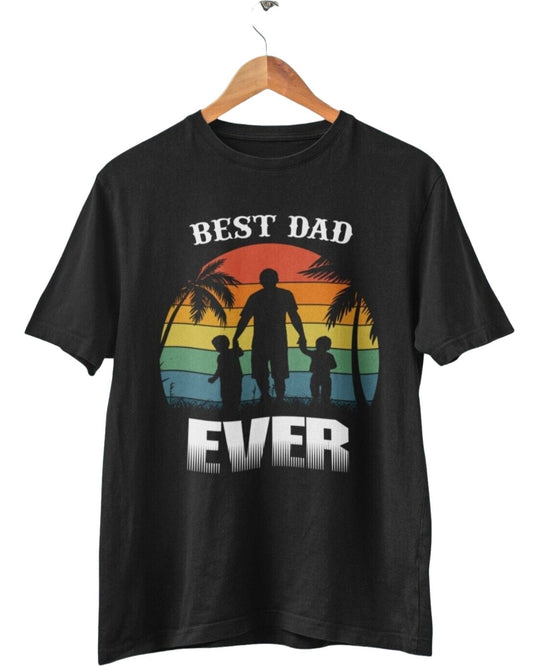 Funny Dad T Shirt BEST DAD EVER Fathers Day Gift Idea Great Father PreGalaxy Tees