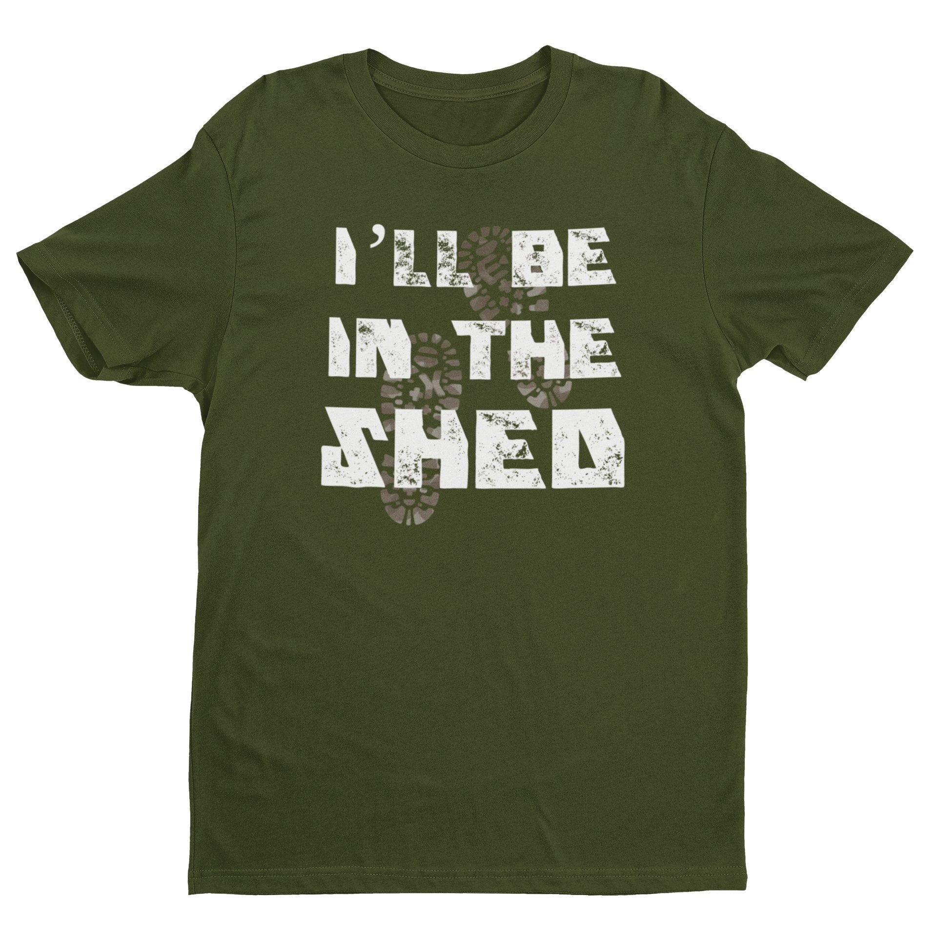 Funny Dad T Shirt I'll Be In The Shed DIY Guy Grandad Novelty Gift IdeGalaxy Tees