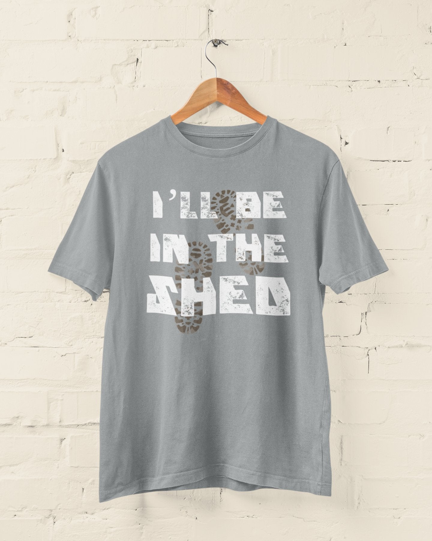 Funny Dad T Shirt I'll Be In The Shed DIY Guy Grandad Novelty Gift IdeGalaxy Tees