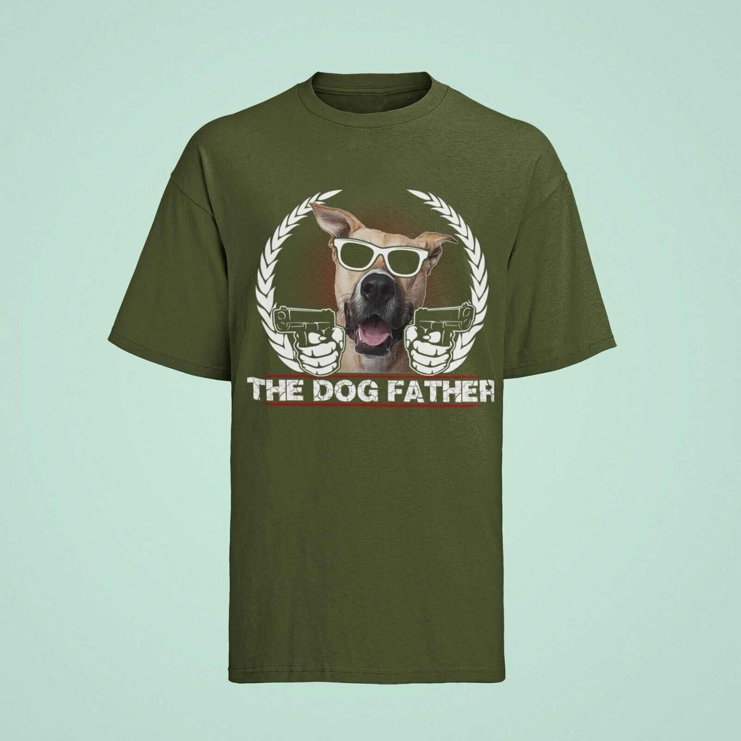 Funny Dog Lover T Shirt THE DOGFATHER Parody Godfather Movie Gift For Galaxy Tees