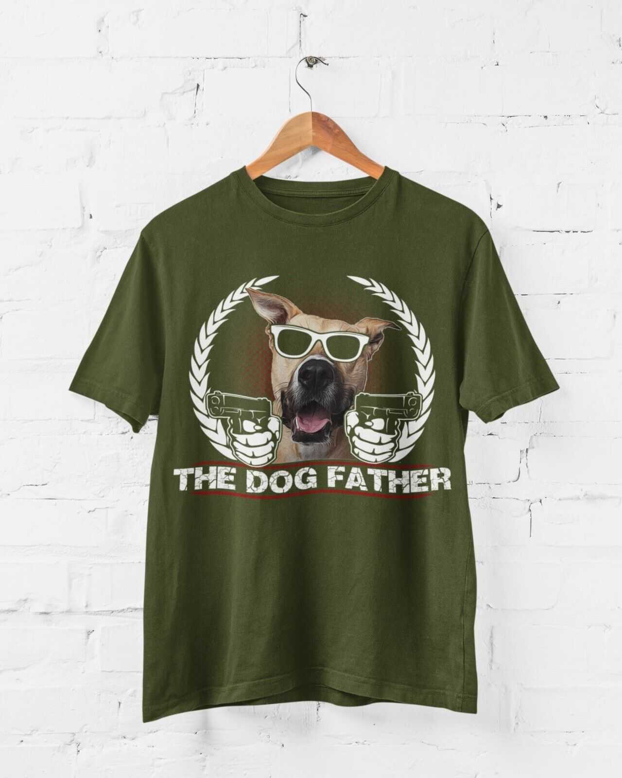 Funny Dog Lover T Shirt THE DOGFATHER Parody Godfather Movie Gift For Galaxy Tees