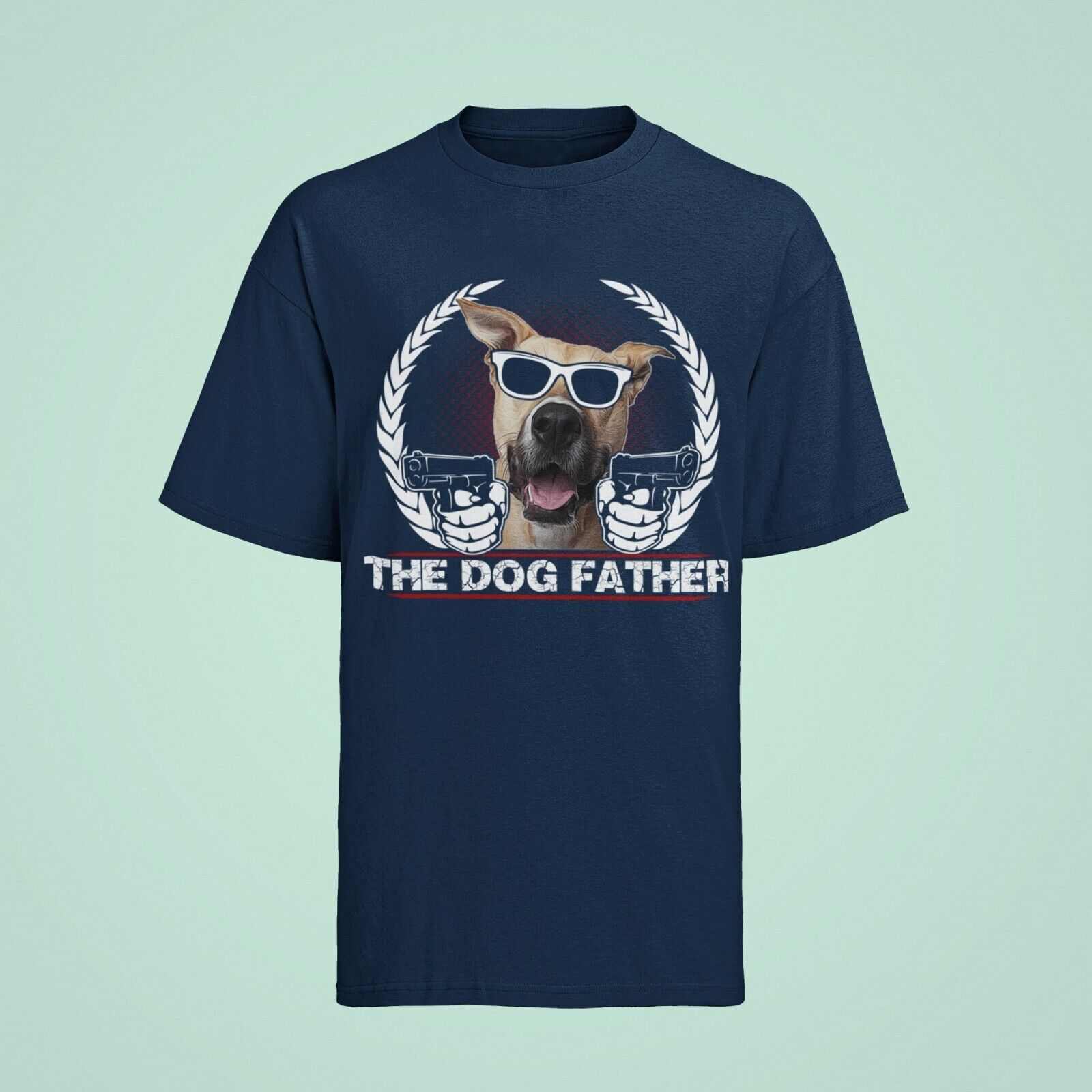 Funny Dog Lover T Shirt THE DOGFATHER Parody Godfather Movie Gift For Galaxy Tees