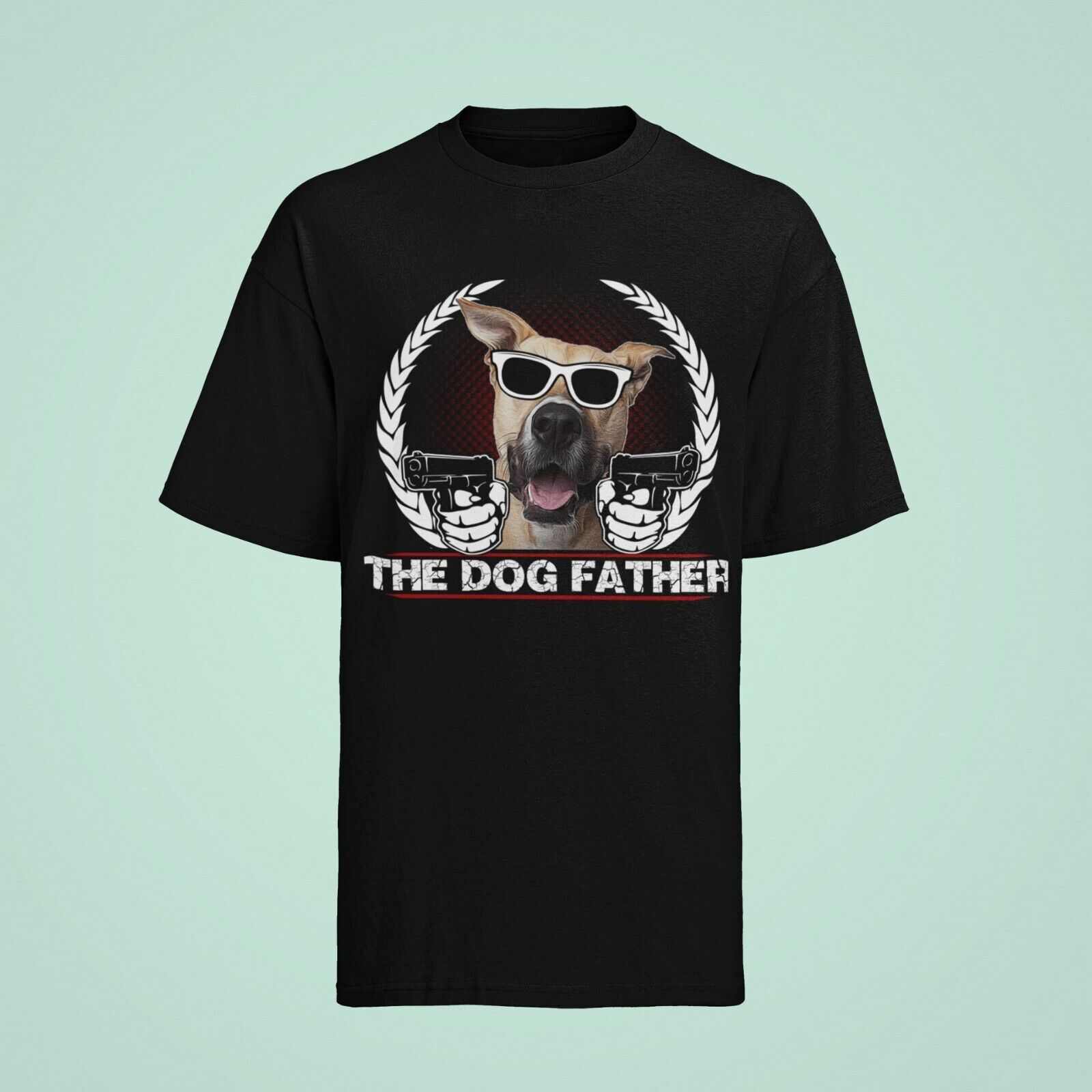 Funny Dog Lover T Shirt THE DOGFATHER Parody Godfather Movie Gift For Galaxy Tees