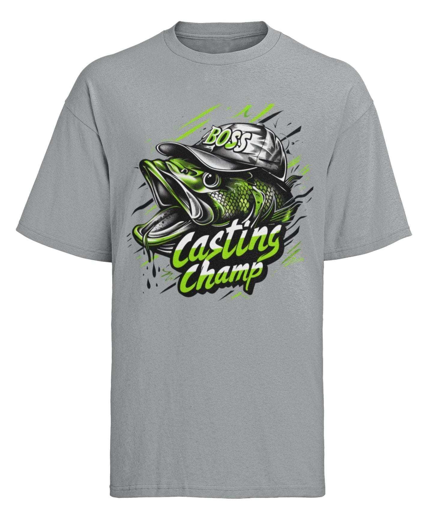 Funny Fishing T Shirt Casting Champ Novelty Anglers Gift Idea Dad GranGalaxy Tees