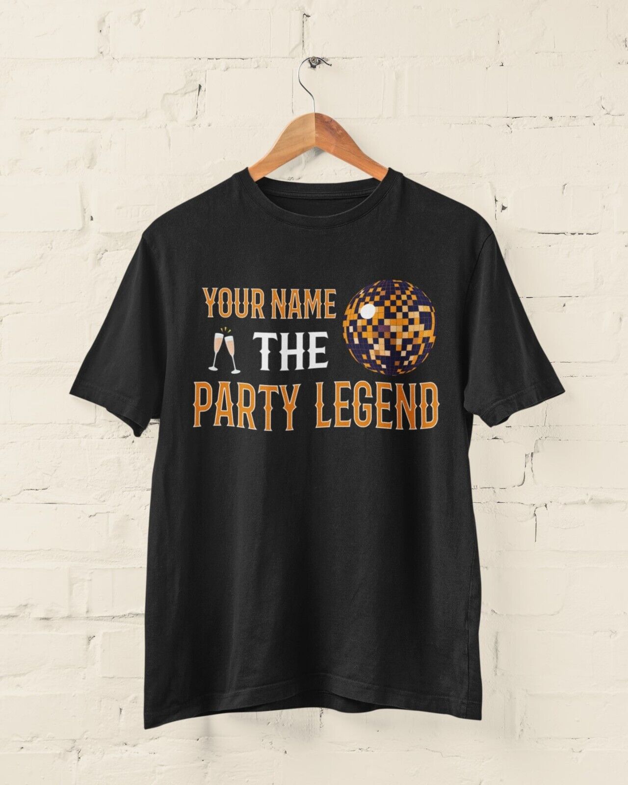 Funny Personalised T Shirt ANY NAME the PARTY LEGEND Novelty Gift IdeaGalaxy Tees