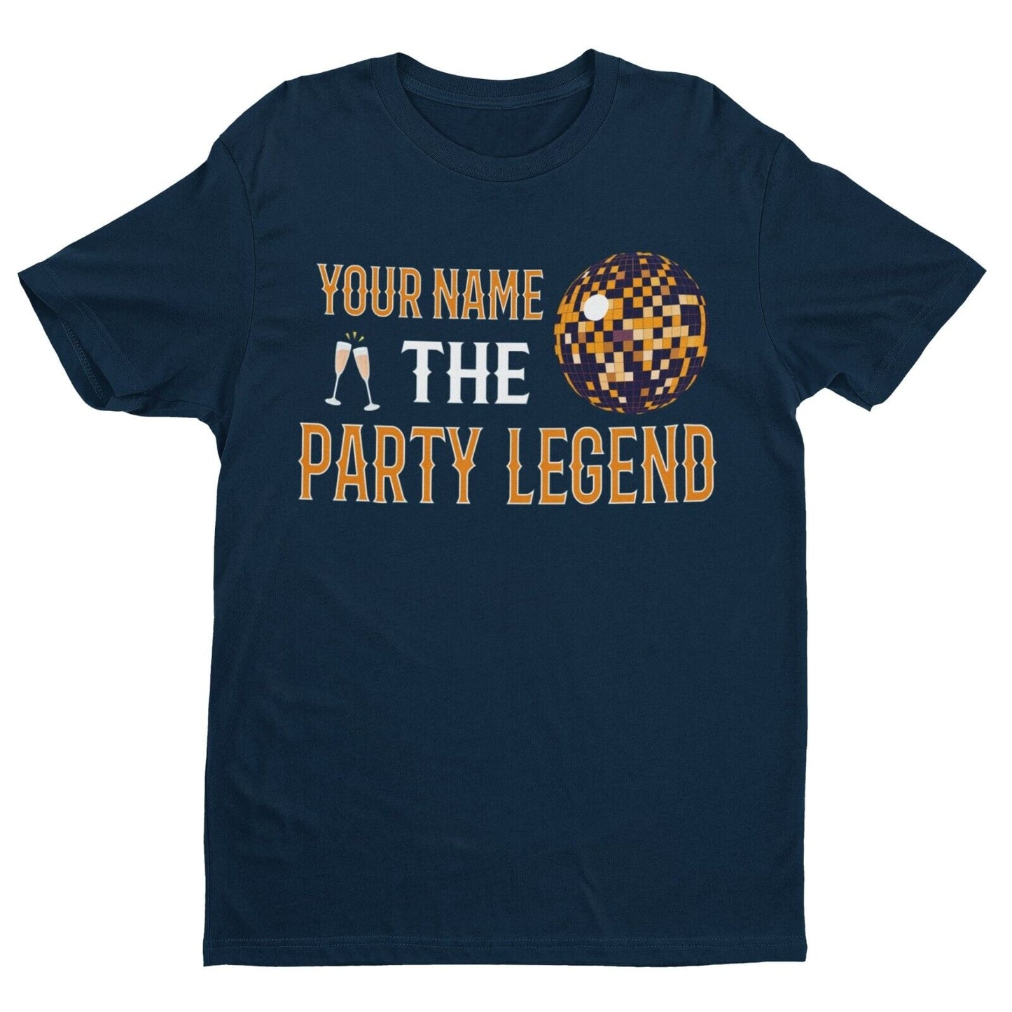 Funny Personalised T Shirt ANY NAME the PARTY LEGEND Novelty Gift IdeaGalaxy Tees