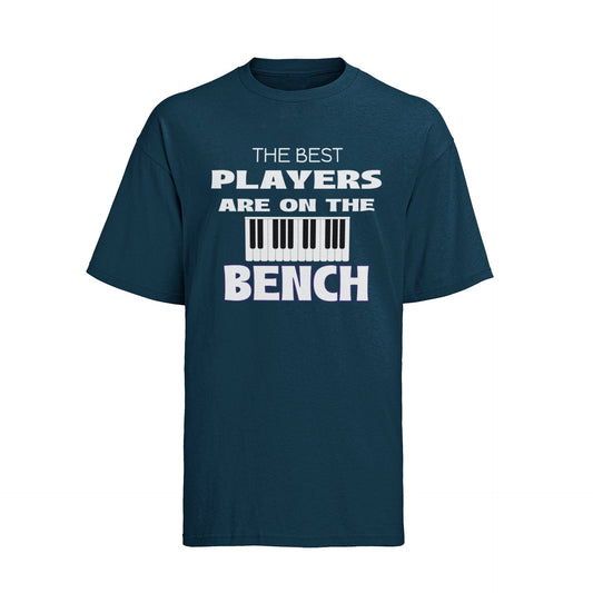 Funny Piano Keyboard Player T Shirt The Best Players Are On The Bench Galaxy Tees