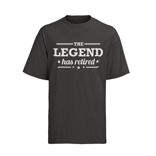 Funny Retirement Gift The Legend Has Retired T-Shirt Novelty Present DGalaxy Tees