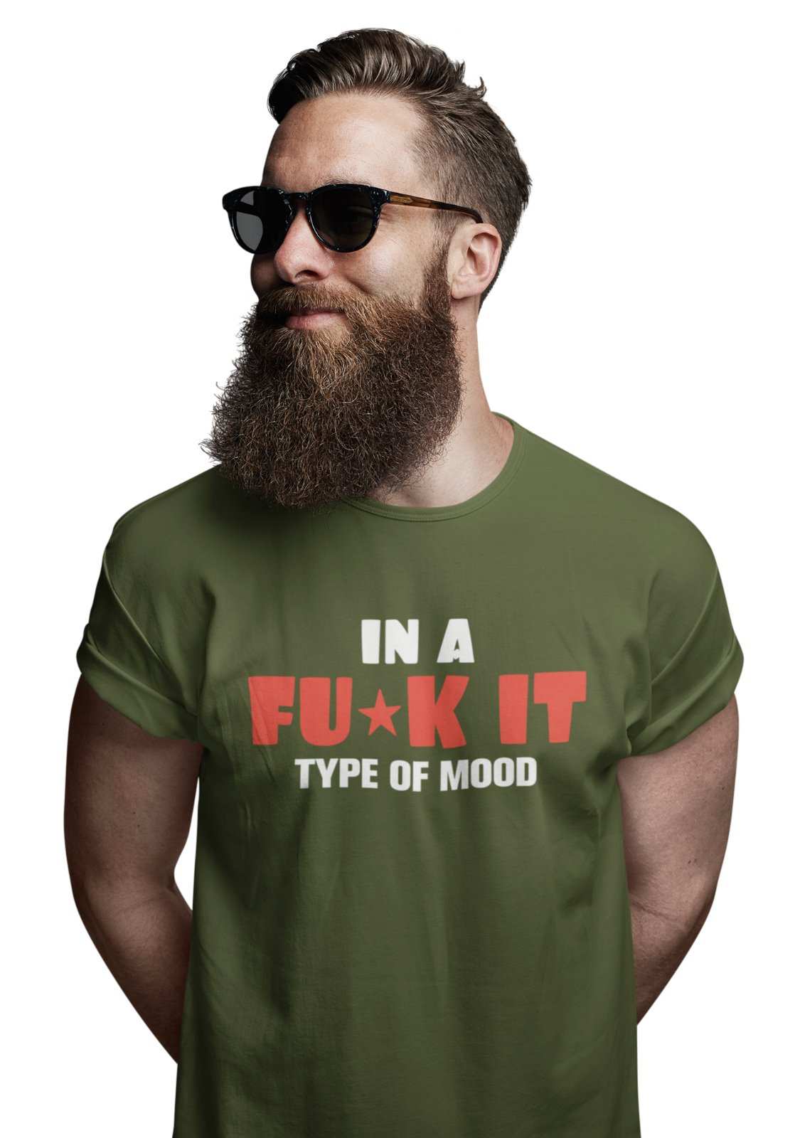 Funny Sarcastic Joke Rude T Shirt In A F*ck It Type Of A Mood SwearingGalaxy Tees