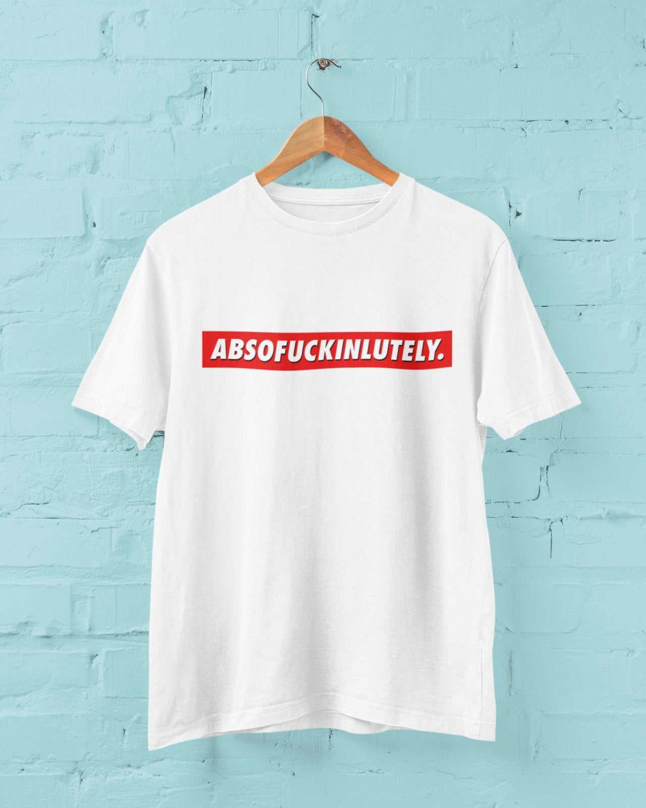 Funny Sarcastic Rude T Shirt ABSOFUCKINLUTELY Gift Idea Banter Don't CGalaxy Tees