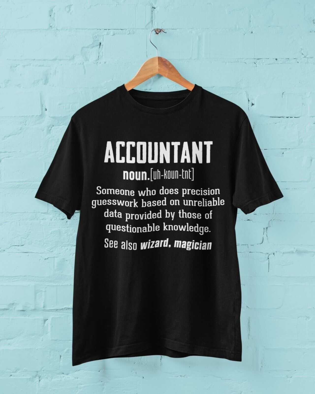 Funny T Shirt ACCOUNTANT Dictionary Definition Novelty Gift Work FrienGalaxy Tees