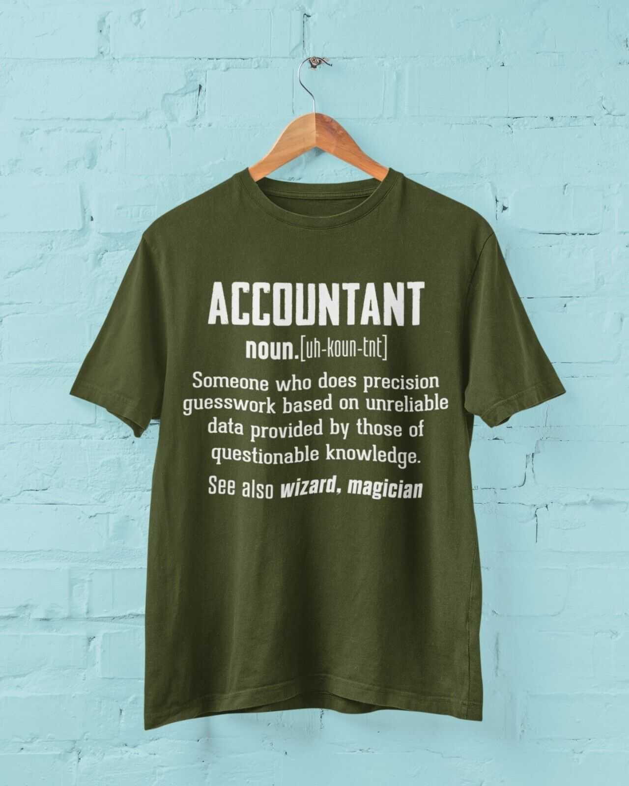 Funny T Shirt ACCOUNTANT Dictionary Definition Novelty Gift Work FrienGalaxy Tees