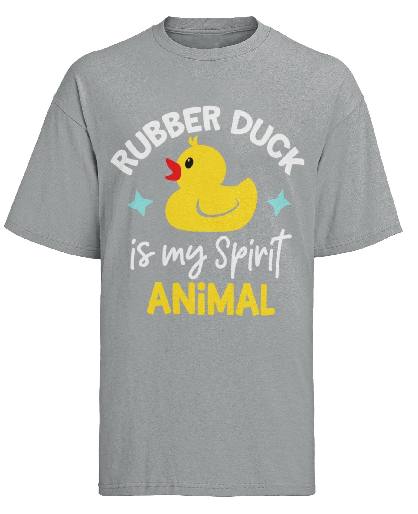 Funny T Shirt Rubber Duck Is My Spirit Animal Immature Childish NoveltGalaxy Tees