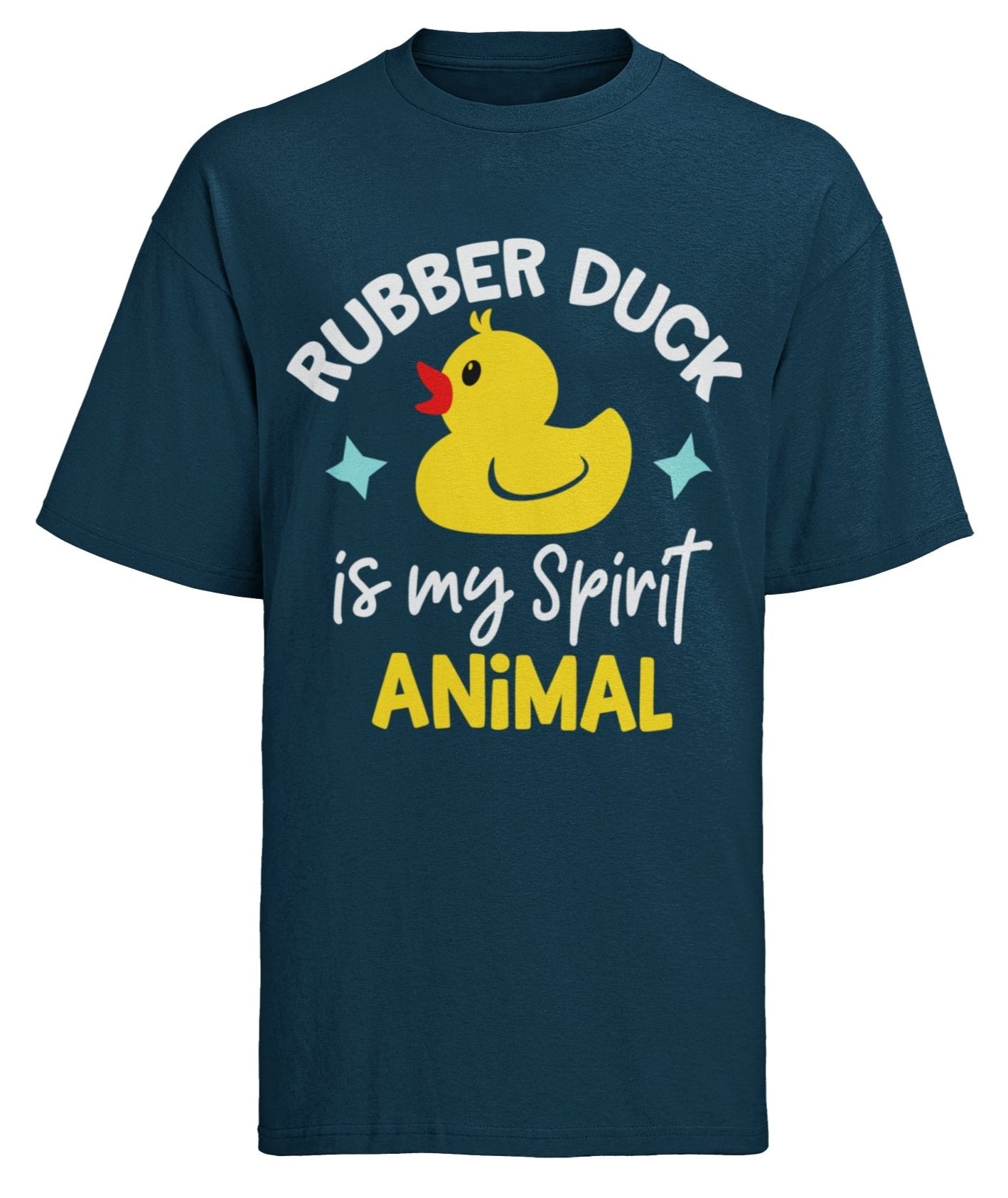 Funny T Shirt Rubber Duck Is My Spirit Animal Immature Childish NoveltGalaxy Tees