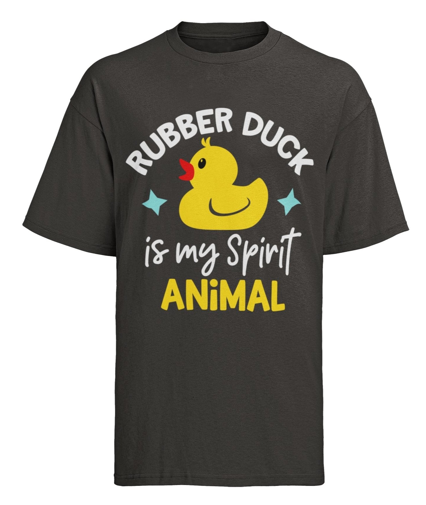 Funny T Shirt Rubber Duck Is My Spirit Animal Immature Childish NoveltGalaxy Tees