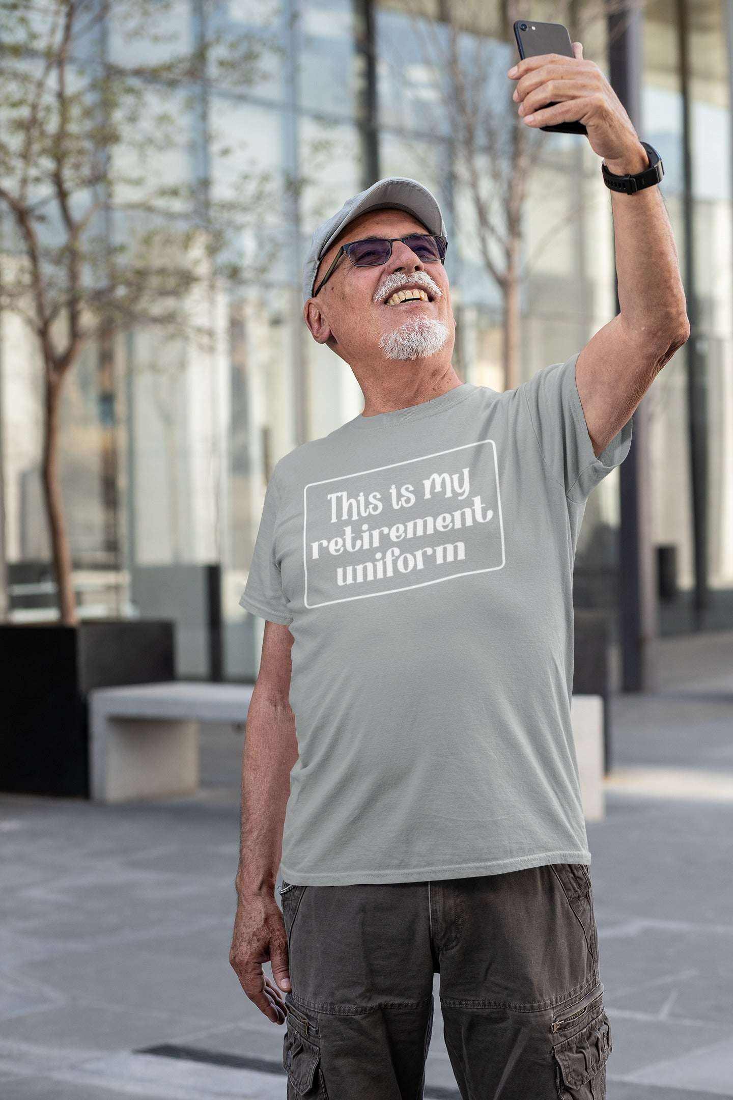 Funny This Is My Retirement Uniform Novelty T-Shirt Present Gift Idea Galaxy Tees