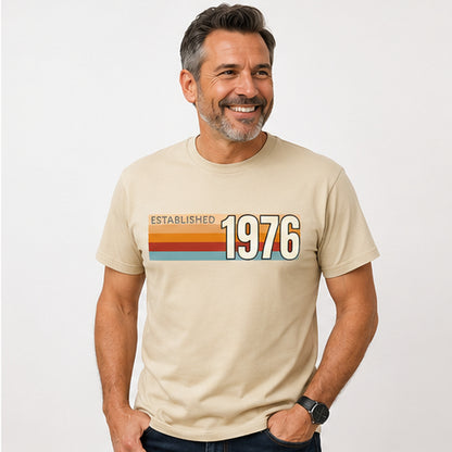Established 1976 T-Shirt, 50th Birthday 2026 Retro Gift