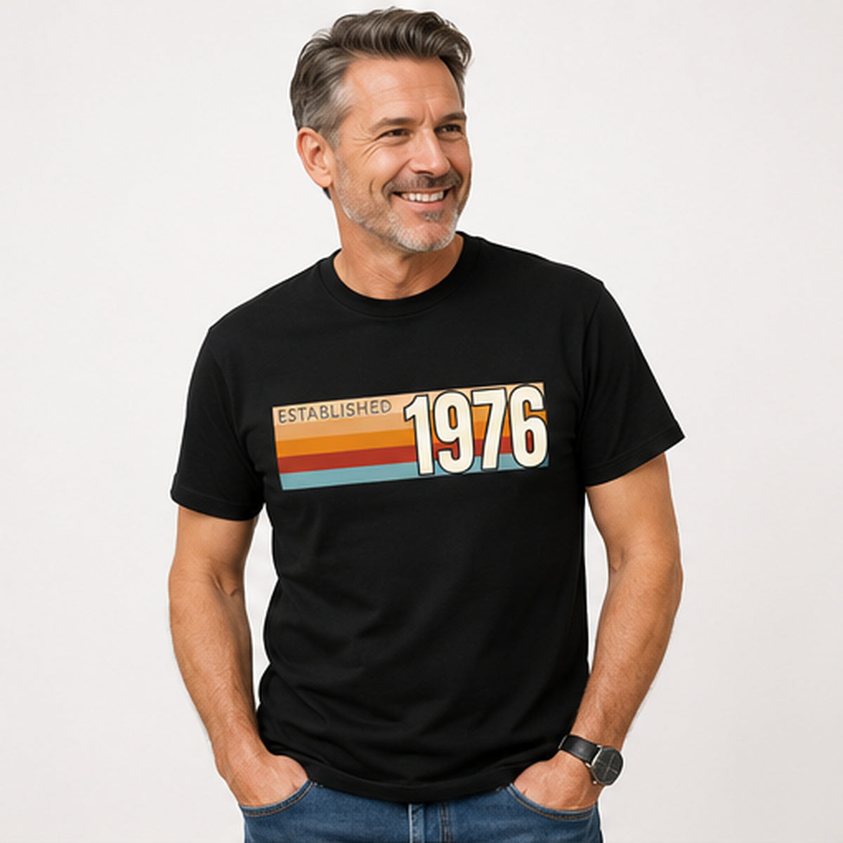 Established 1976 T-Shirt, 50th Birthday 2026 Retro Gift