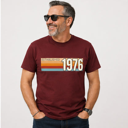Established 1976 T-Shirt, 50th Birthday 2026 Retro Gift