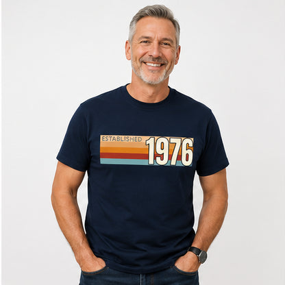 Established 1976 T-Shirt, 50th Birthday 2026 Retro Gift