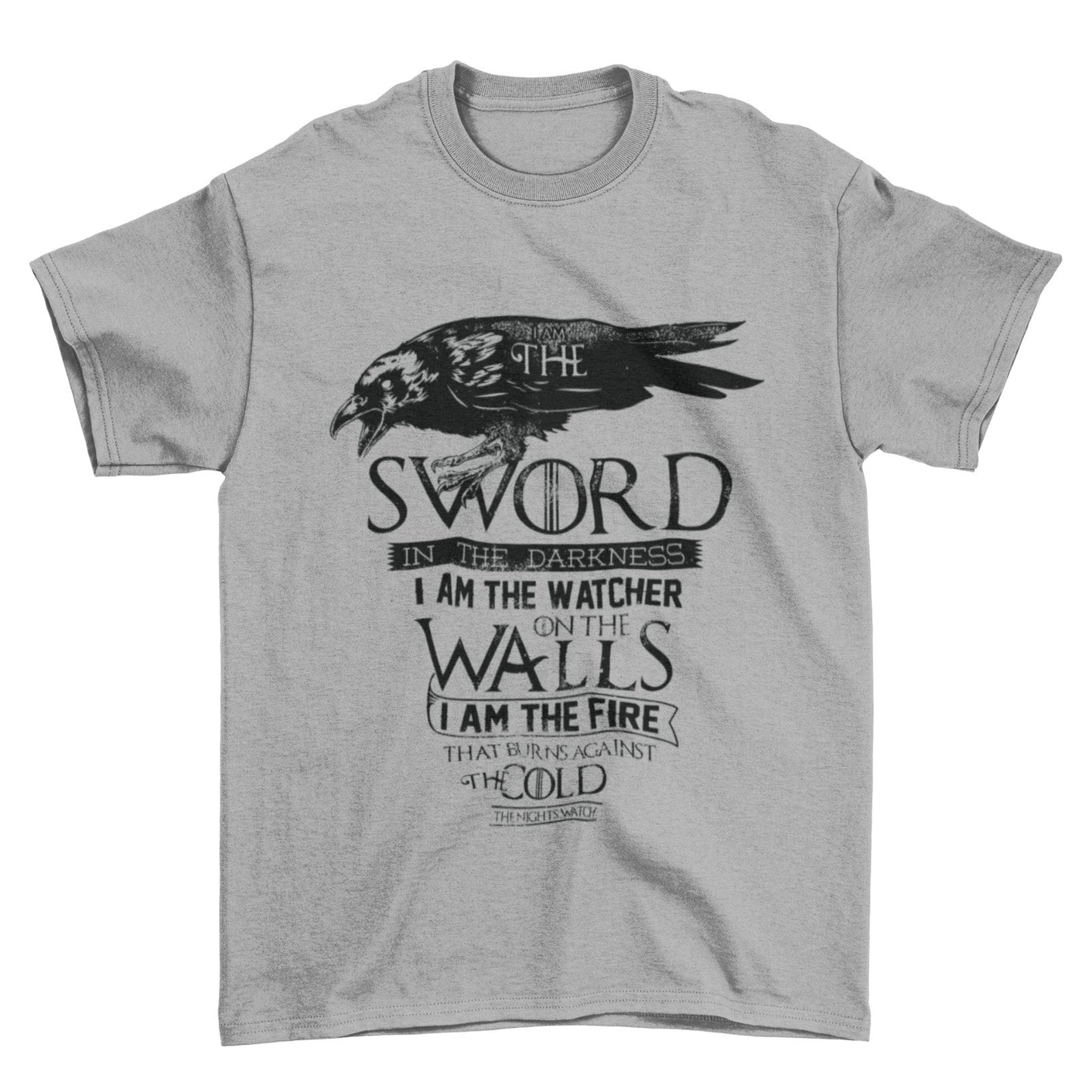 I Am The Sword In The Darkness Oath T Shirt Retro Watch Nights The ThrGalaxy Tees