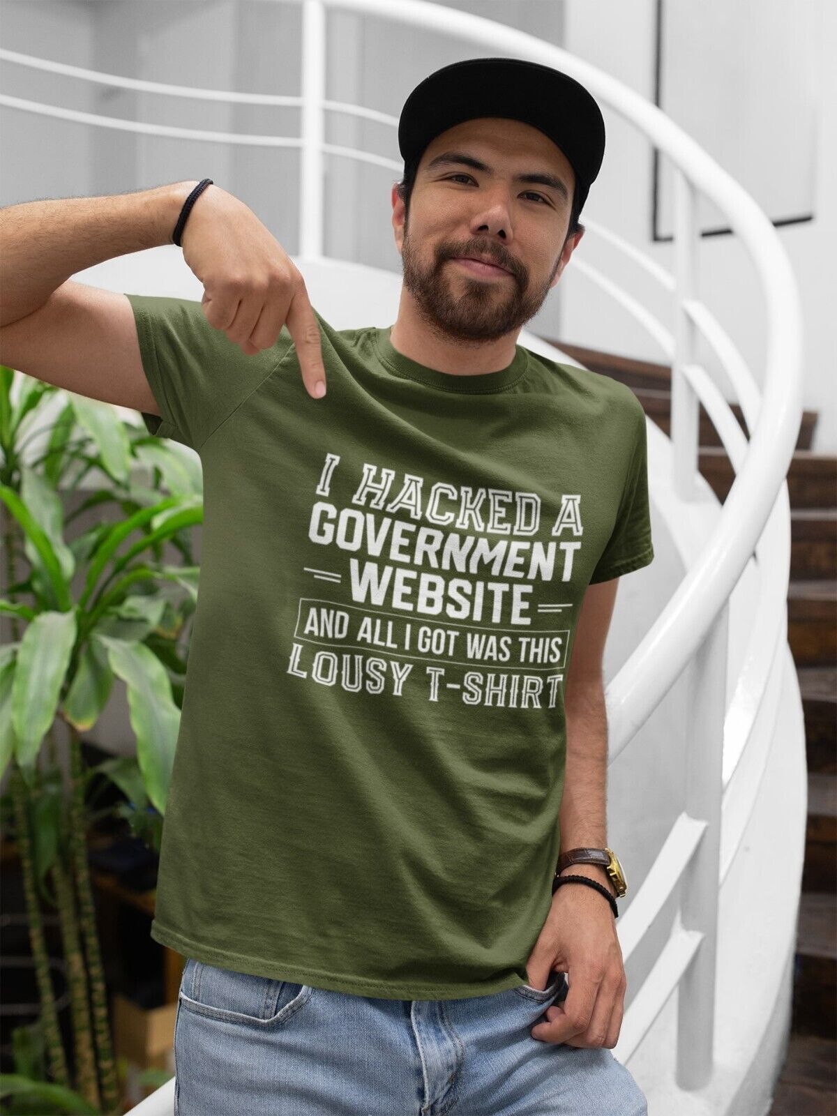 I HACKED A GOVERNMENT WEBSITE AND ALL I GOT WAS THIS LOUSY T Shirt FunGalaxy Tees