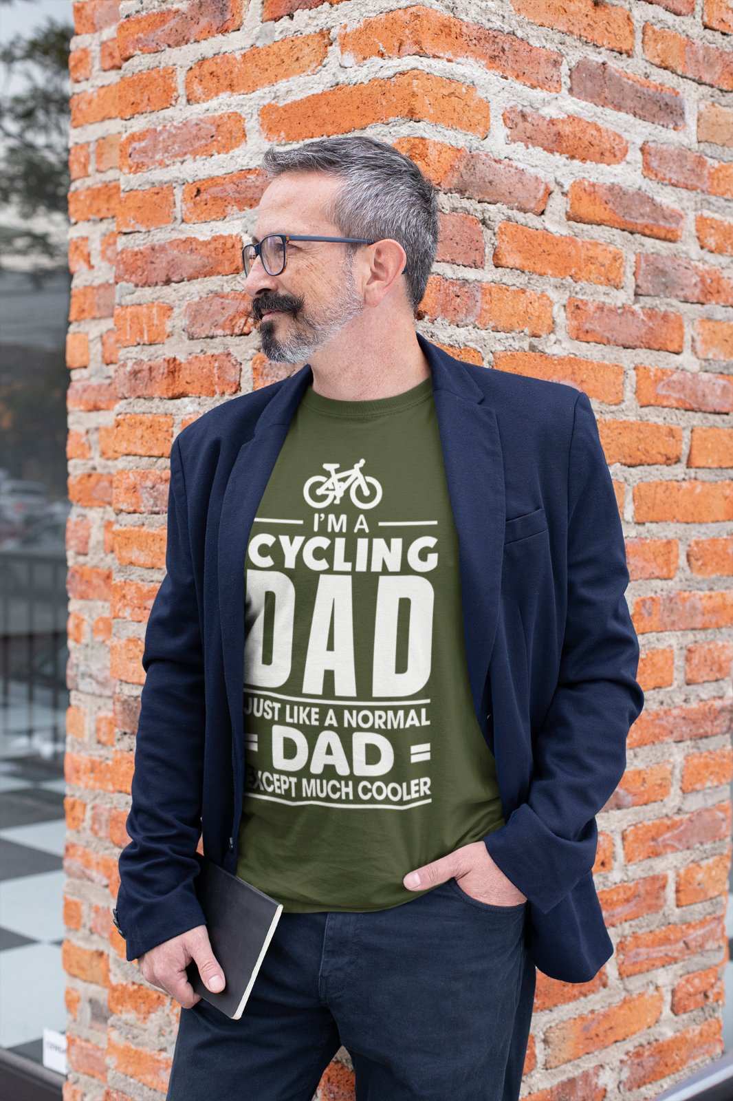 I'm A Cycling Dad Funny T Shirt Like A Normal Dad Except Much Cooler CGalaxy Tees