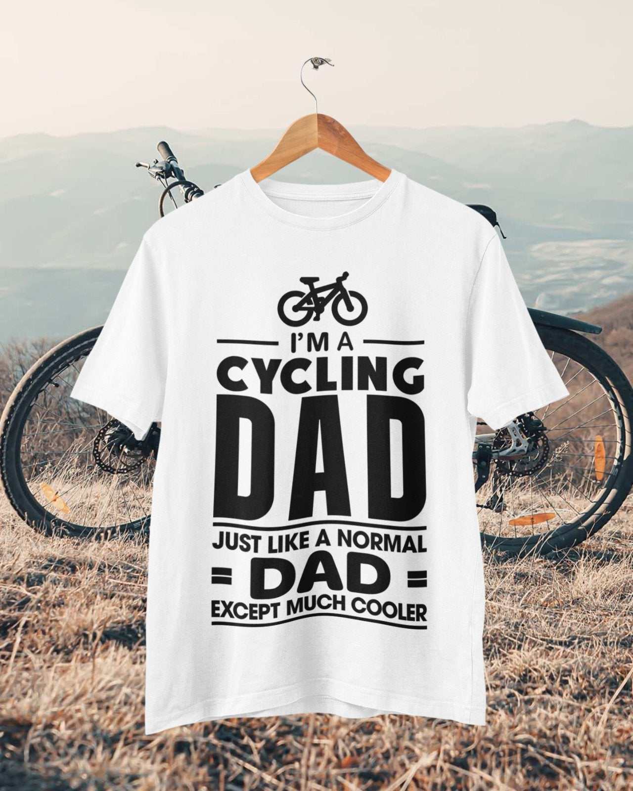 I'm A Cycling Dad Funny T Shirt Like A Normal Dad Except Much Cooler CGalaxy Tees