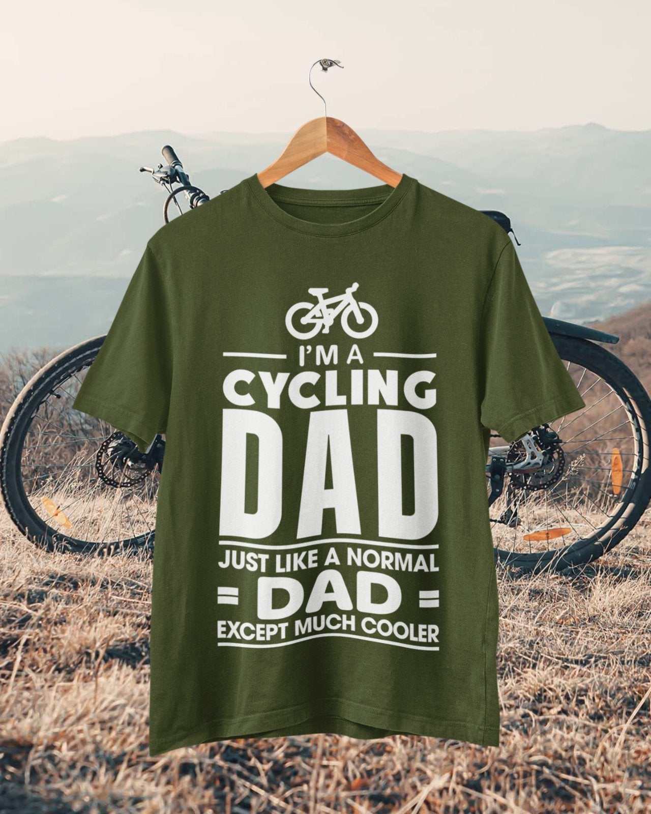 I'm A Cycling Dad Funny T Shirt Like A Normal Dad Except Much Cooler CGalaxy Tees