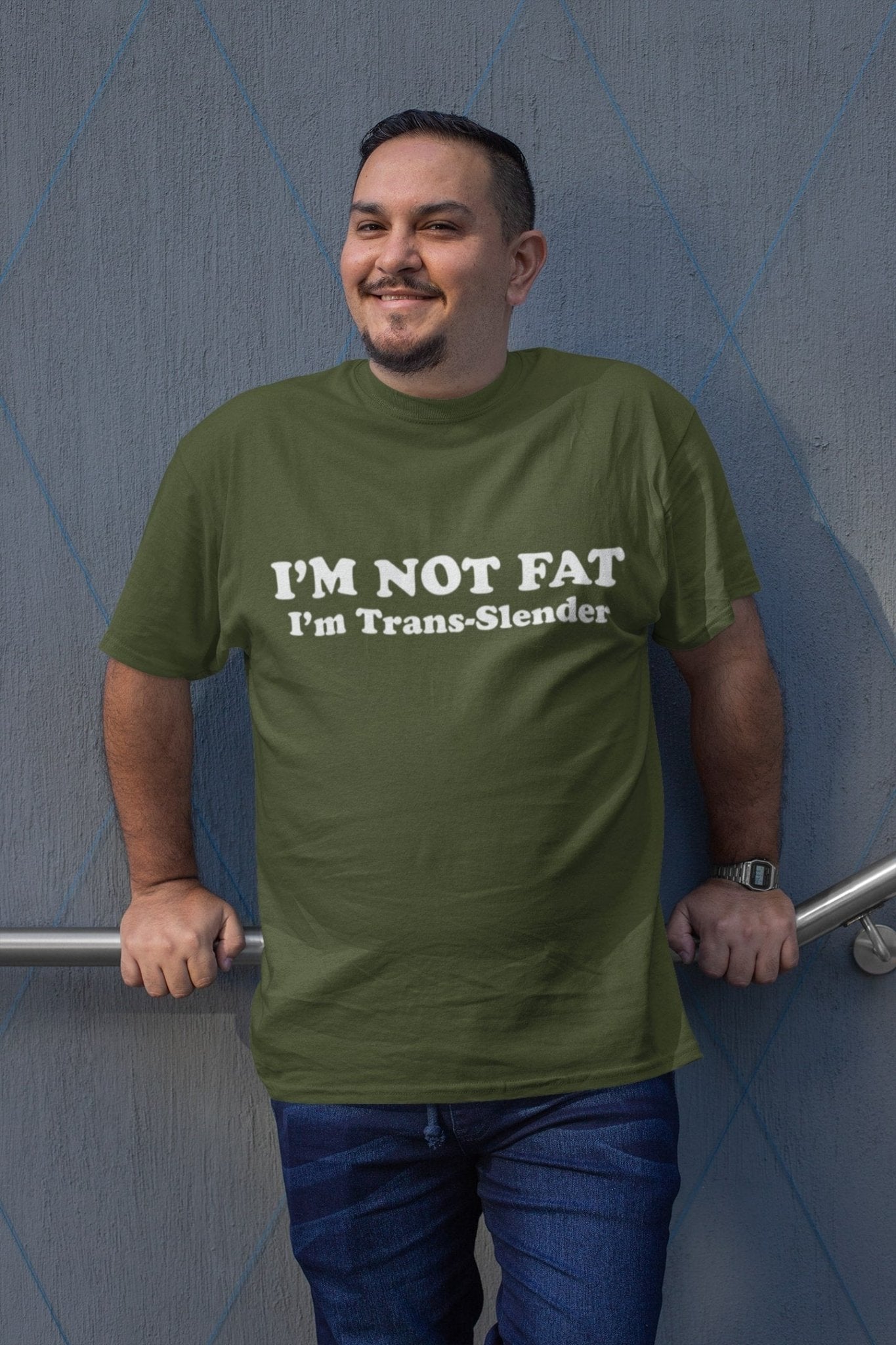 I'm Not Fat - I'm Trans-Slender Funny Anti Woke T Shirt Novelty Trans Galaxy Tees