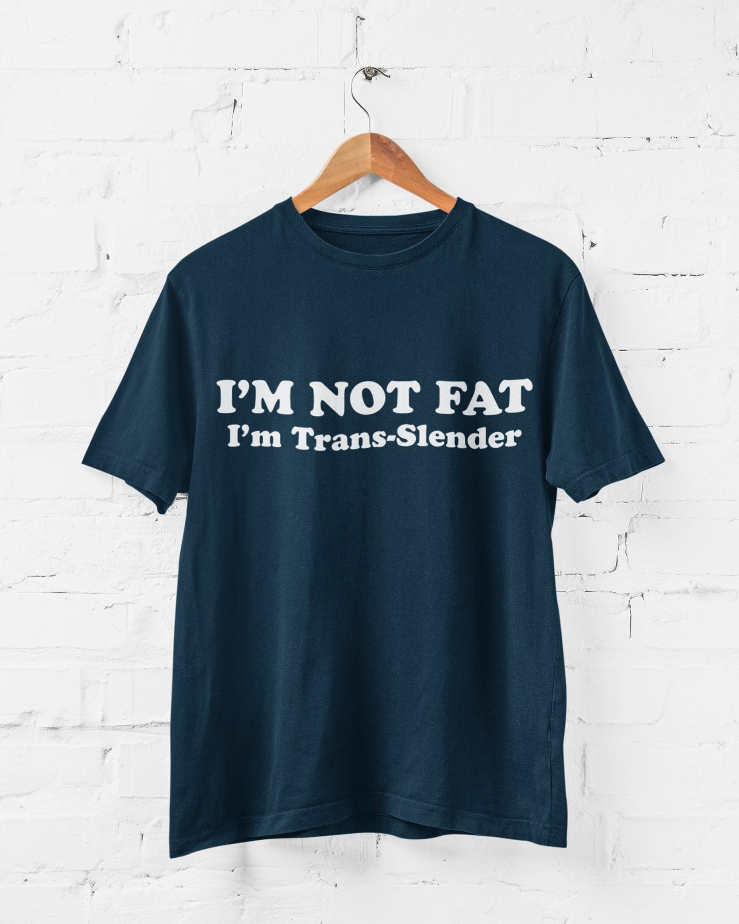 I'm Not Fat - I'm Trans-Slender Funny Anti Woke T Shirt Novelty Trans Galaxy Tees