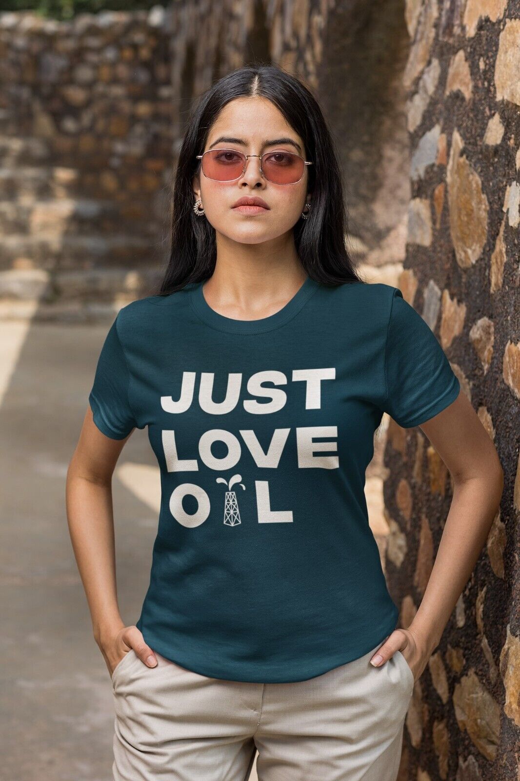 Just Love Oil T-Shirt | Funny | Climate Change Spoof | Anti Woke GretaGalaxy Tees