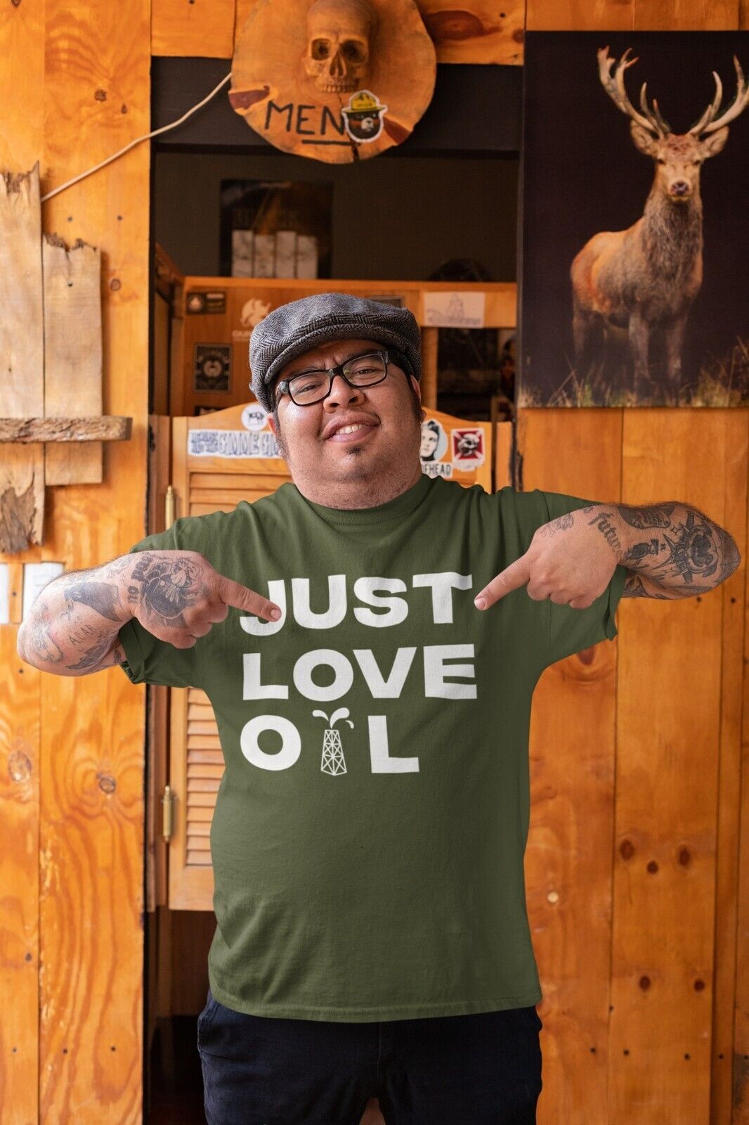 Just Love Oil T-Shirt | Funny | Climate Change Spoof | Anti Woke GretaGalaxy Tees