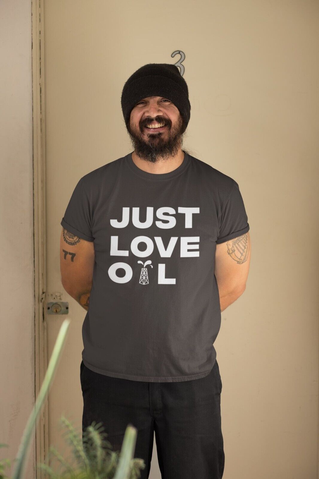 Just Love Oil T-Shirt | Funny | Climate Change Spoof | Anti Woke GretaGalaxy Tees