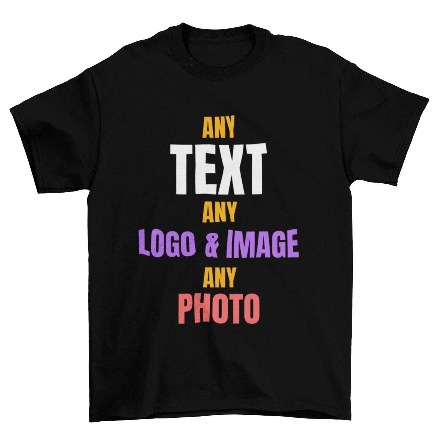 KIDS PERSONALISED CUSTOM PRINTED Any Text / Image / Design T Shirt / CGalaxy Tees