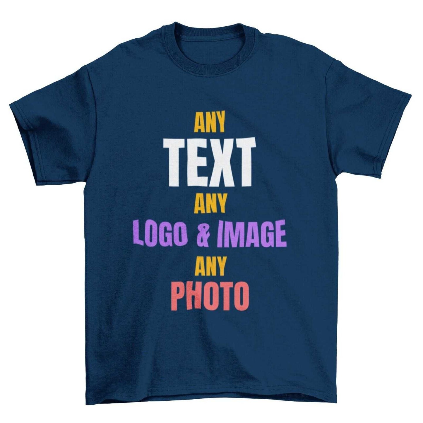 KIDS PERSONALISED CUSTOM PRINTED Any Text / Image / Design T Shirt / CGalaxy Tees