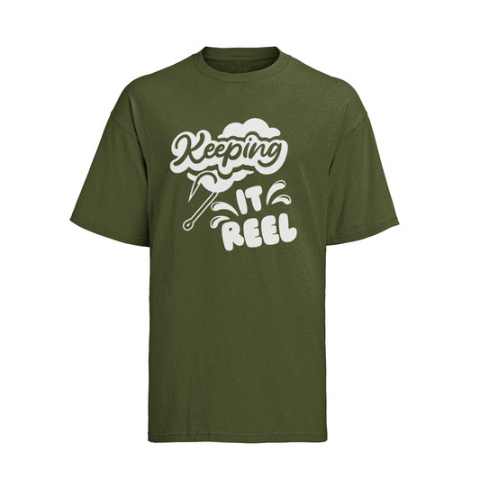 Keeping It Reel T-Shirt Fun Gift for Fishing Enthusiasts Angling Dad FGalaxy Tees