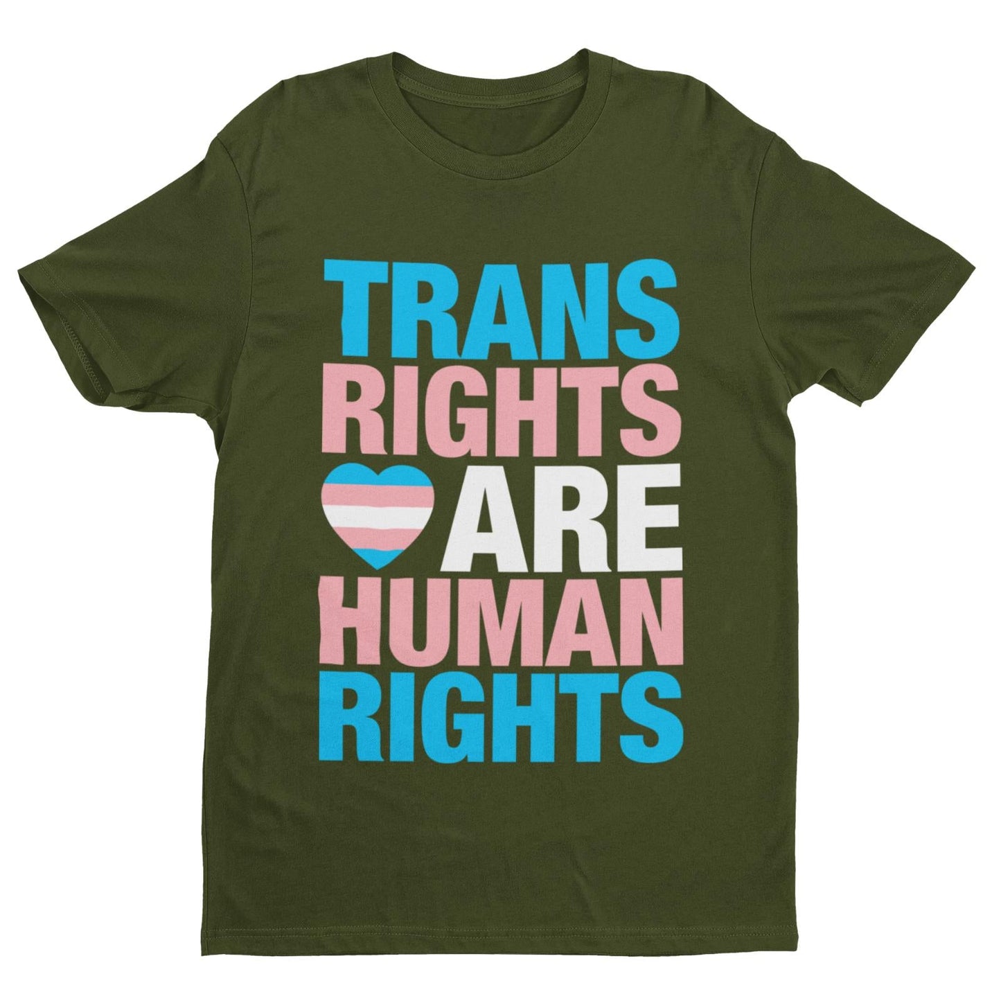 LGBTQIA+ T Shirt TRANS RIGHTS ARE HUMAN RIGHTS Pride TShirt Gift Woke Galaxy Tees