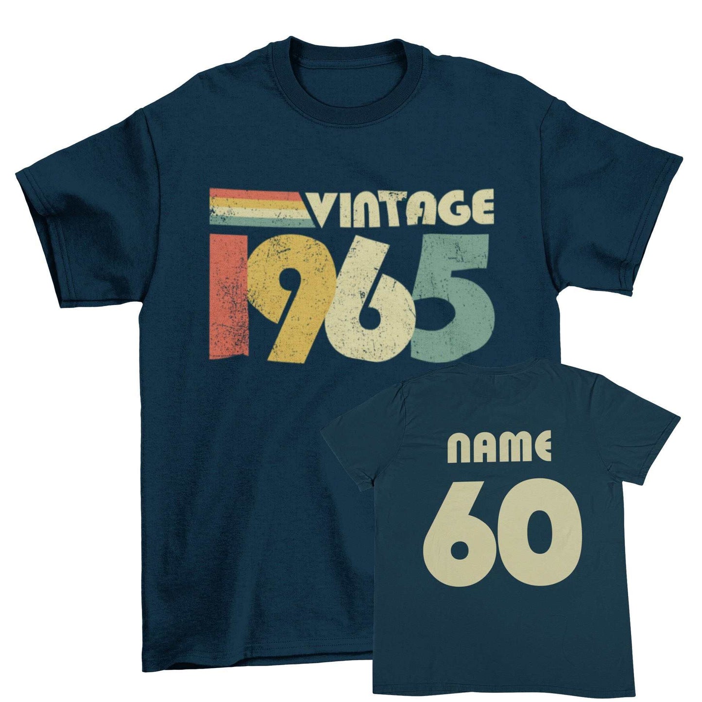 Galaxy Tees Men's Personalised 60th Birthday in 2025 T Shirt Vintage 1Galaxy Tees