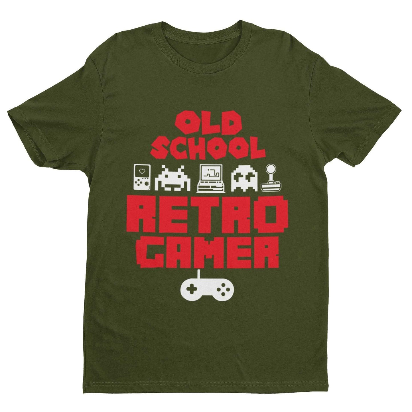 Old School Retro Gamer Funny Gaming T Shirt Invaders Space Gift Idea CGalaxy Tees