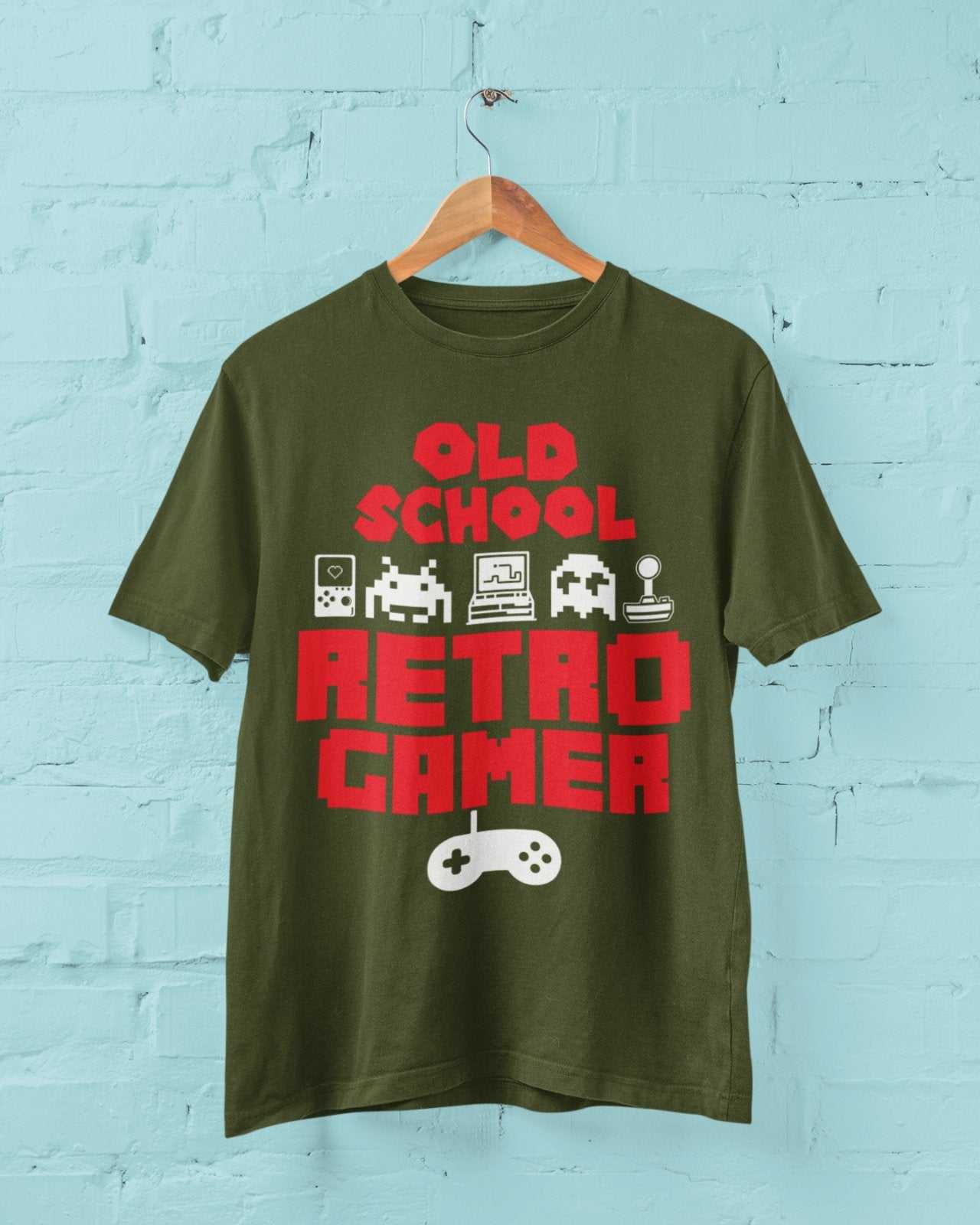 Old School Retro Gamer Funny Gaming T Shirt Invaders Space Gift Idea CGalaxy Tees