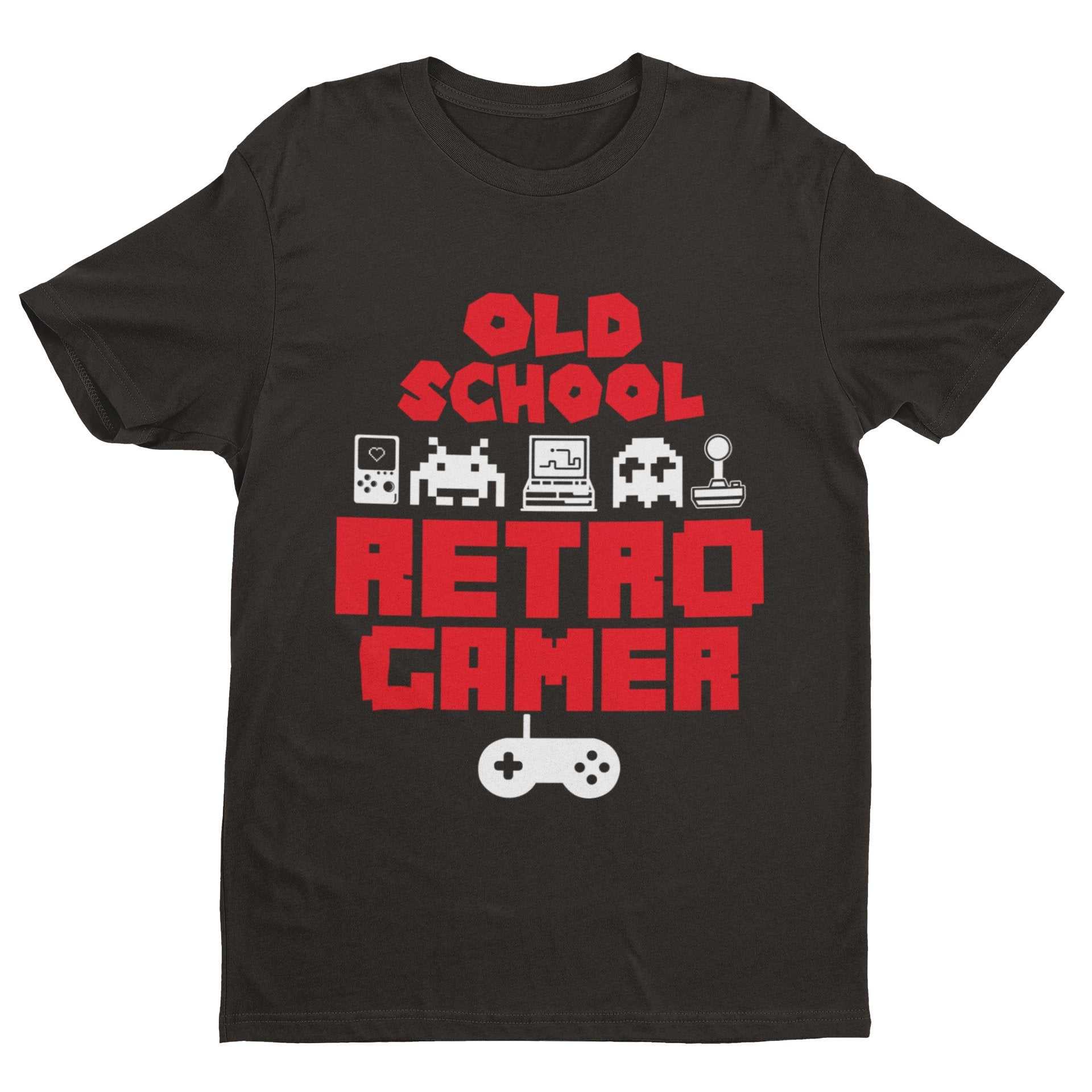 Old School Retro Gamer Funny Gaming T Shirt Invaders Space Gift Idea CGalaxy Tees