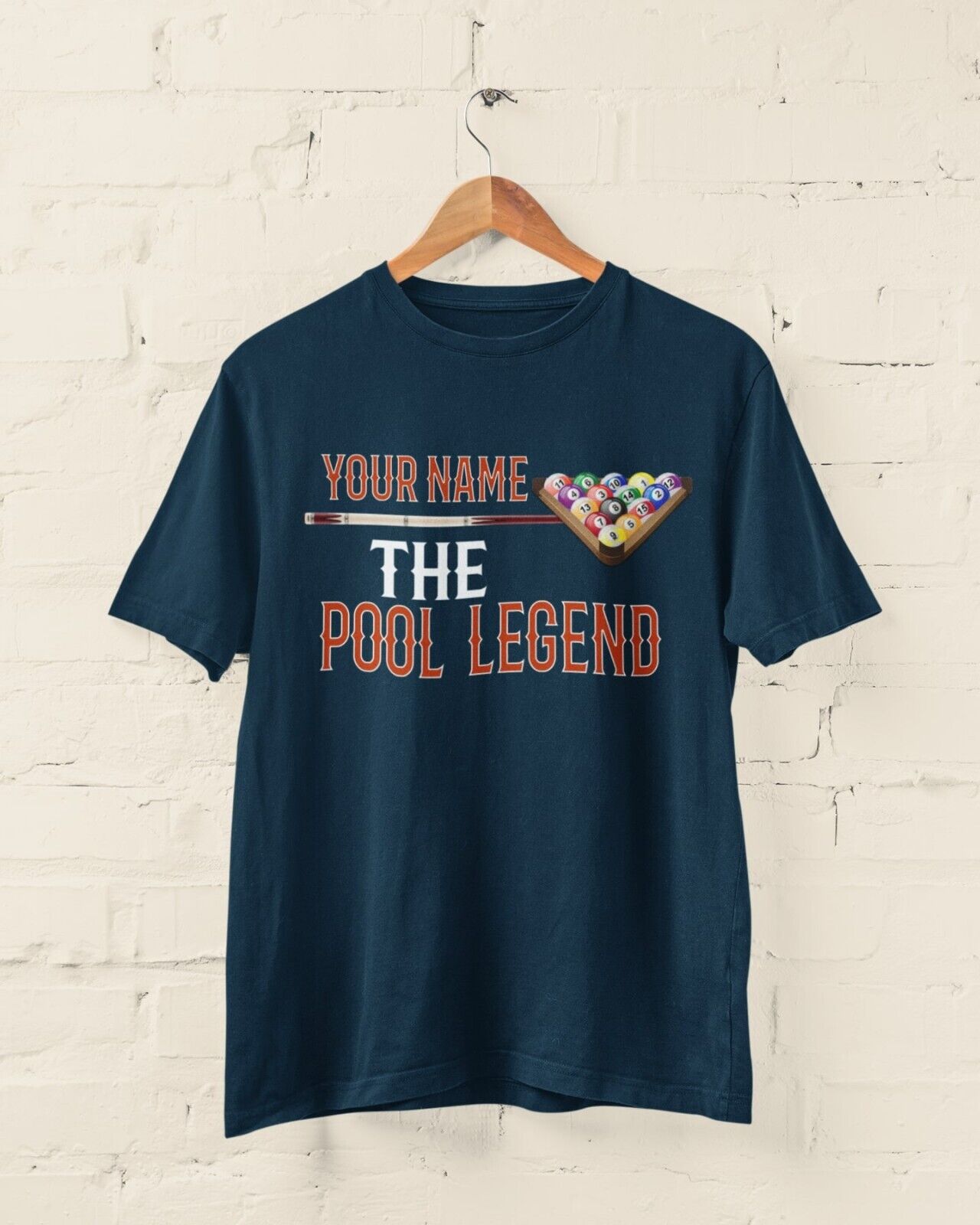 PERSONALISED Pool T Shirt YOUR NAME The POOL LEGEND Gift Idea Player PGalaxy Tees