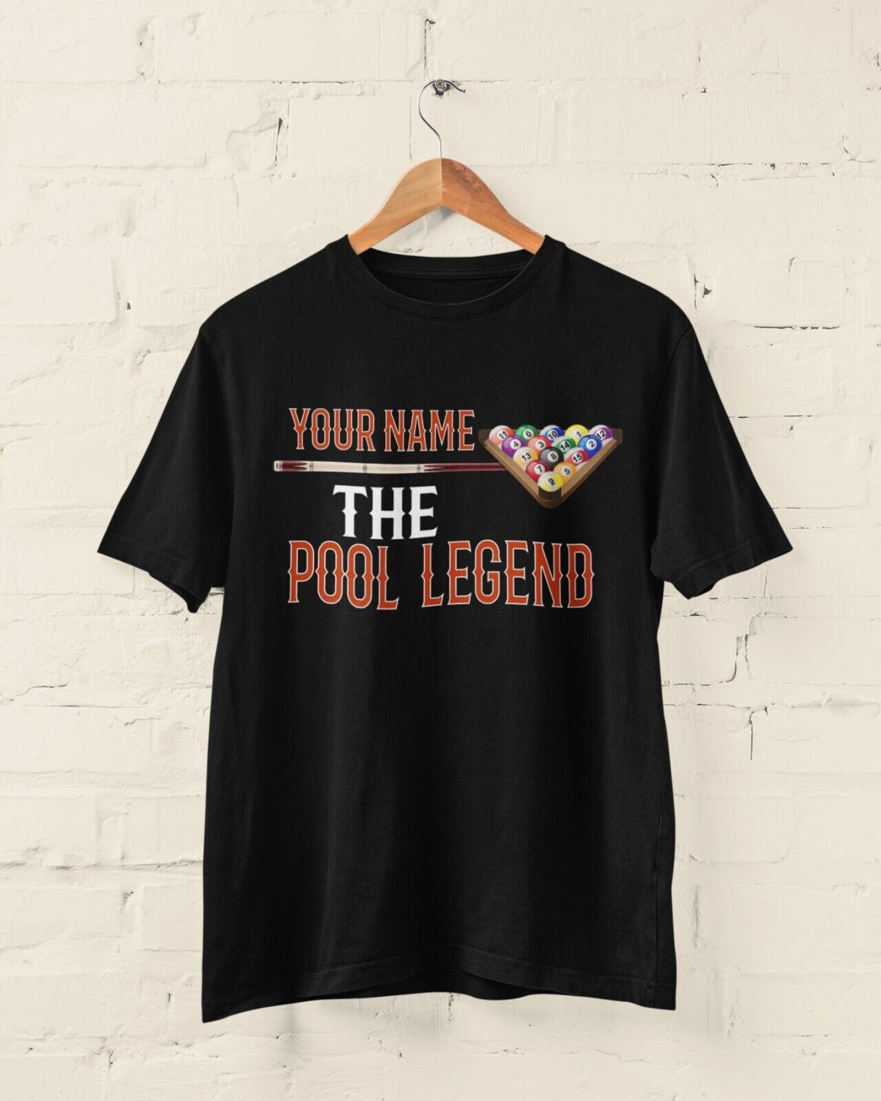 PERSONALISED Pool T Shirt YOUR NAME The POOL LEGEND Gift Idea Player PGalaxy Tees