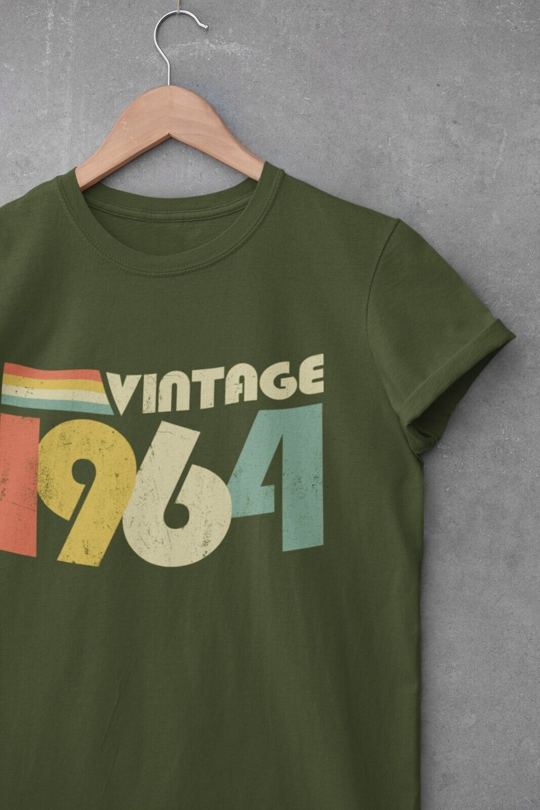 Personalised 60th Birthday in 2024 T Shirt Vintage 1964 Name on Back GGalaxy Tees