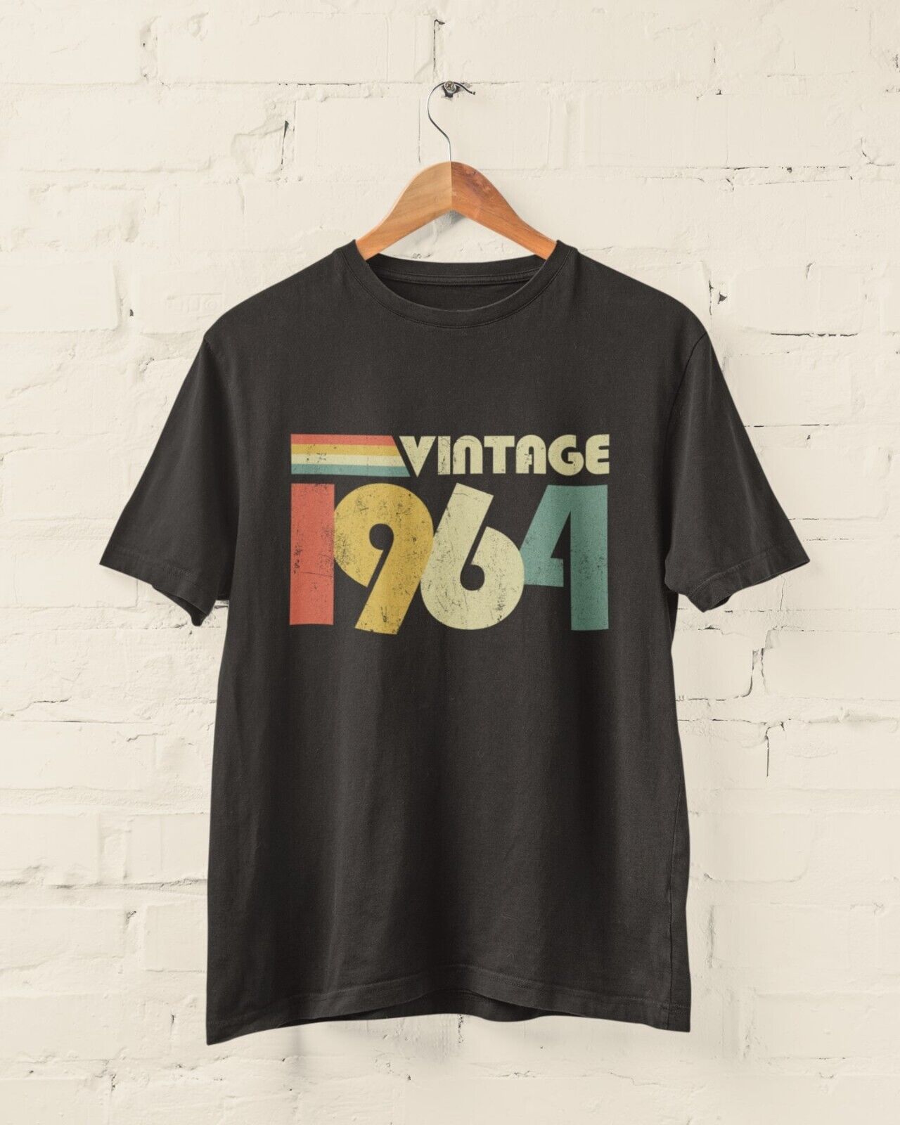 Personalised 60th Birthday in 2024 T Shirt Vintage 1964 Name on Back GGalaxy Tees