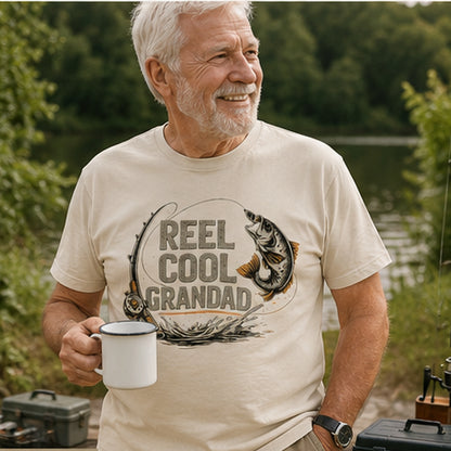Reel Cool Grandad Fishing T-Shirt