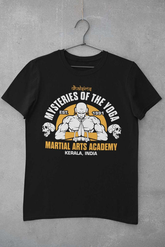 Retro Funny Gaming T Shirt Dhalsim Mysteries Of The Yoga Fighter StreeGalaxy Tees